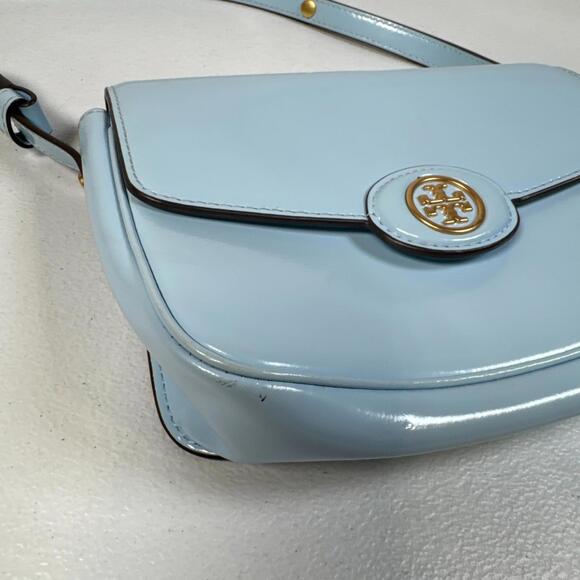 Tory Burch Accessories Light Blue Robinson Shoulder Bag (READ) - Picture 10 of 13